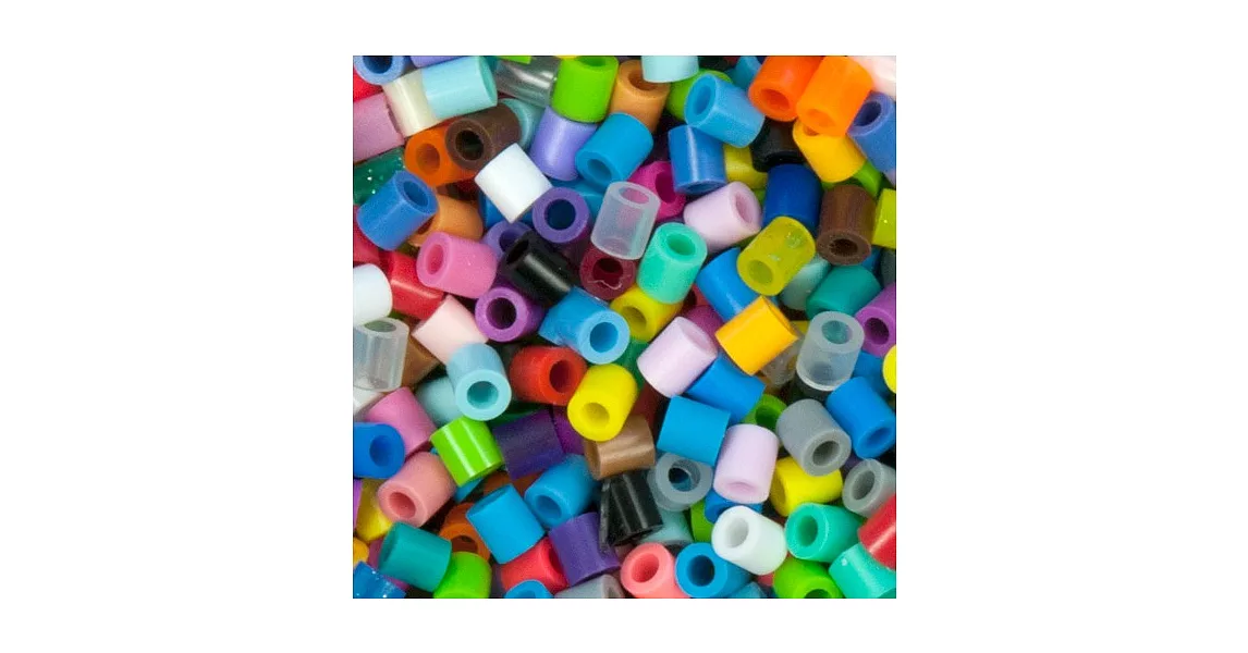 《Perler 拼拼豆豆》1000顆補充包-綜合色系