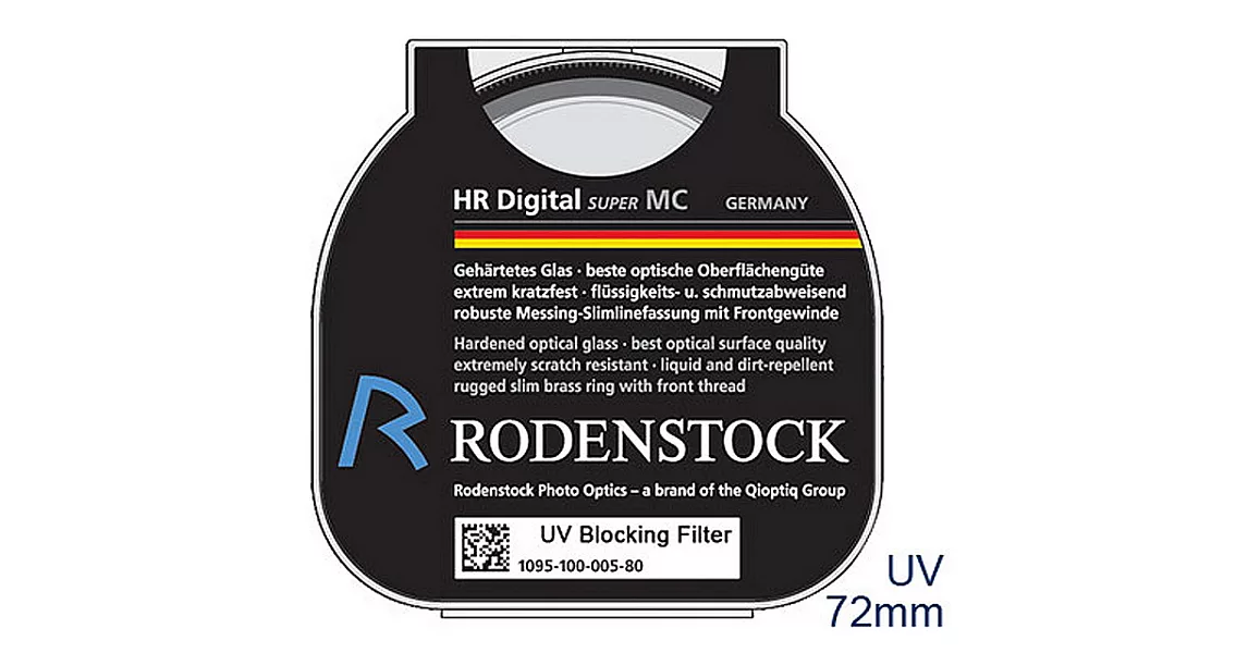 RODENSTOCK HR系列 UV數位濾鏡_ HR Digital UV Filter M72