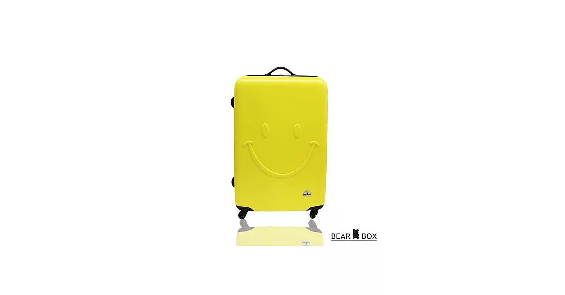 Bear Box 一見你就笑 ★ ABS霧面輕硬殼行李箱-20吋微笑黃20吋微笑黃