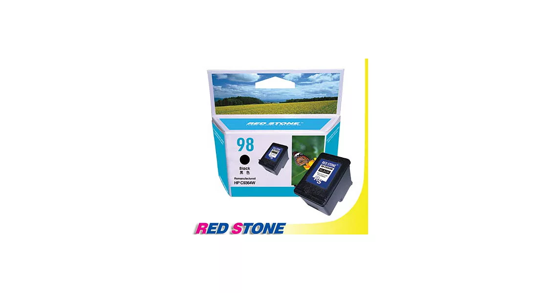 RED STONE for HP C9364WA環保墨水匣(黑色)NO.98