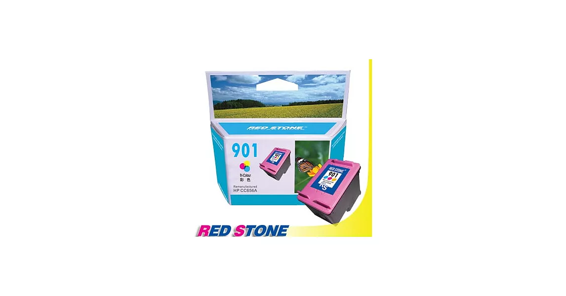 RED STONE for HP CC656A環保墨水匣(彩色)NO.901