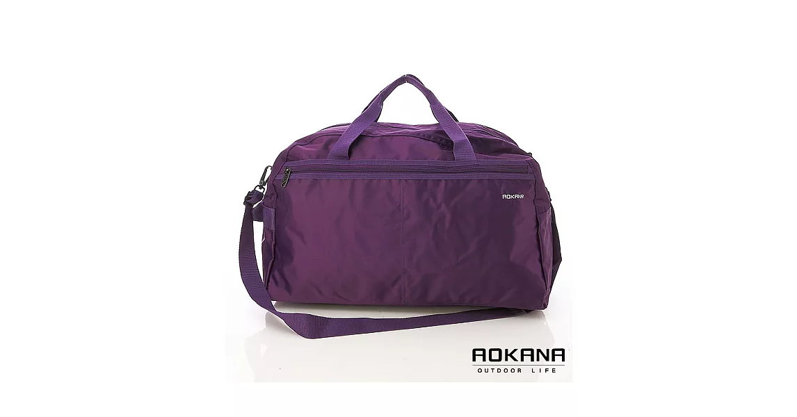 AOKANA奧卡納 MIT台灣製造輕量防潑水大型旅行袋 (葡萄紫) 03-010