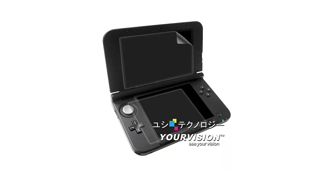 3DS LL / XL (上螢幕+下螢幕)高透明豔彩防刮螢幕貼