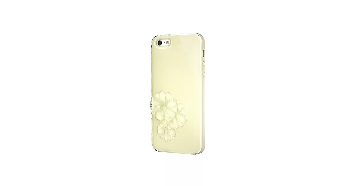 SwitchEasy Dahlia 大理花3D造型iPhone5保護殼-淡黃色