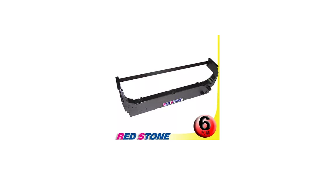 RED STONE for OMRON 3M2GS-ATM黑色色帶組【雙包裝×3盒】(1盒2入)