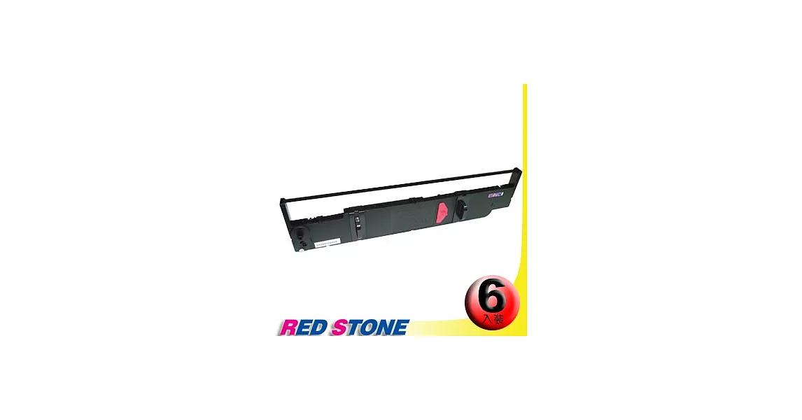 RED STONE for PRINTEC PR938/ SEIKOSHA SBP-10AI黑色色帶組(1組6入)