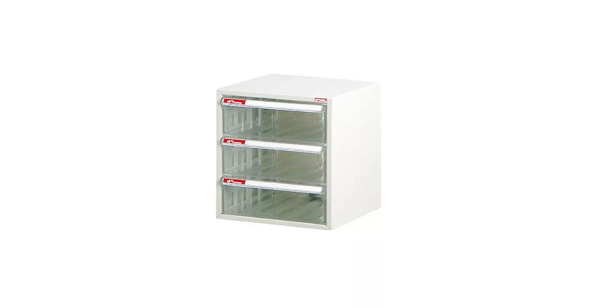 【nicegoods 好東西】A4-103H 三層桌上型資料櫃雪白