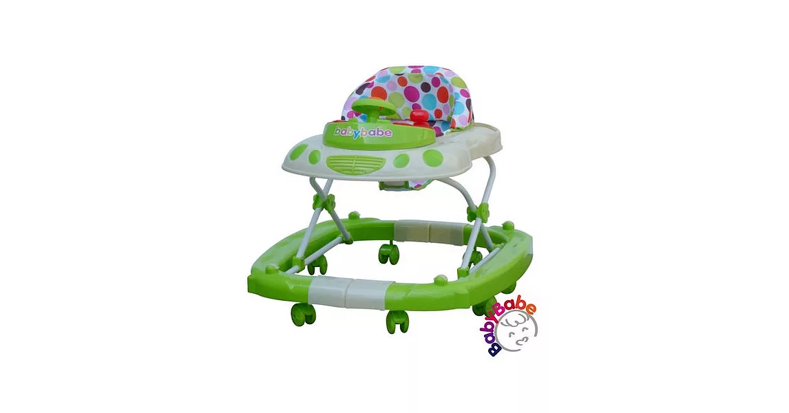 【Babybabe】多功能汽車嬰幼兒學步車綠色