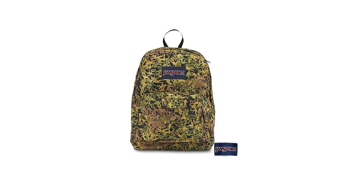 JanSport 校園背包(SUPER BREAK)-戰地叢林