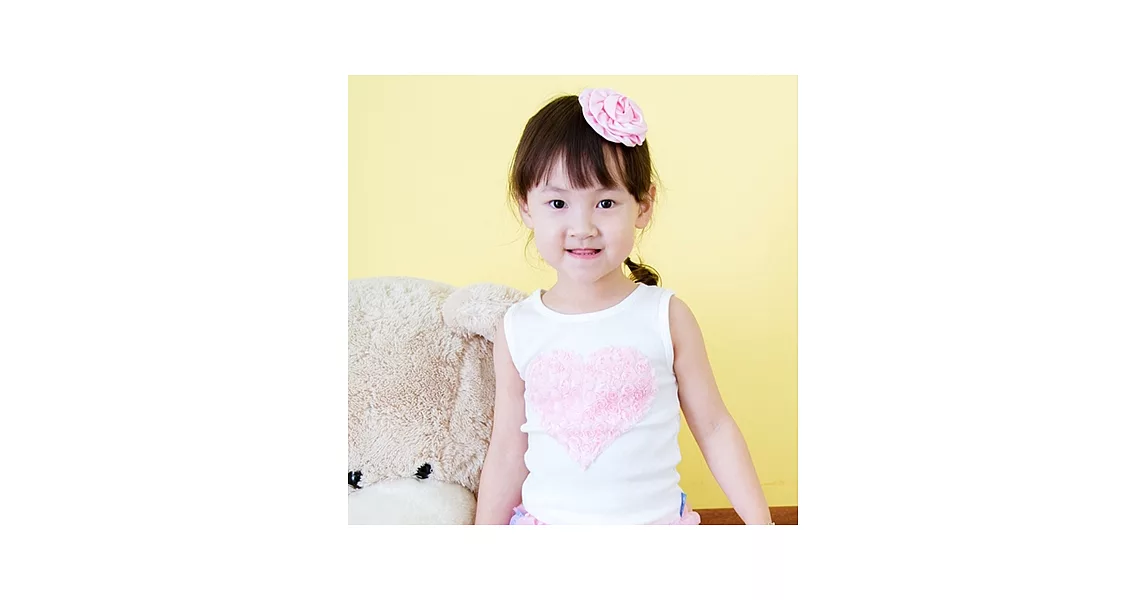 Cutie Bella無袖上衣/背心Heart-Pinky