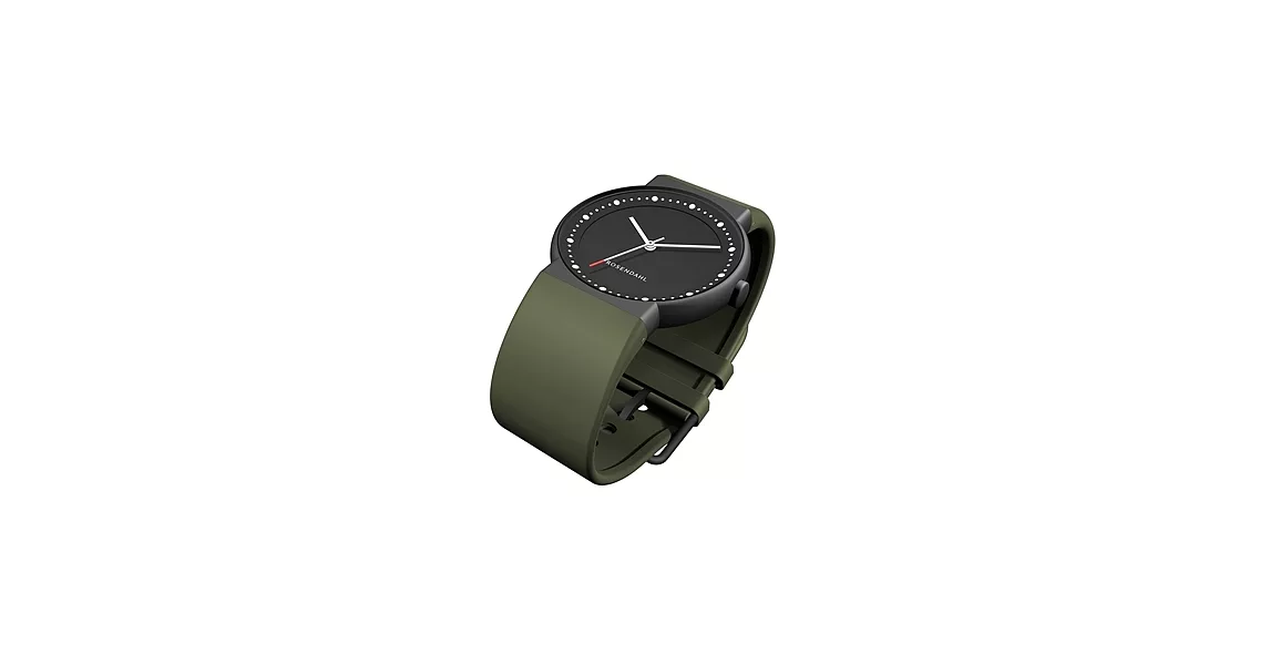 弗來明Watch IV圓形指針系列腕錶(軍綠)
