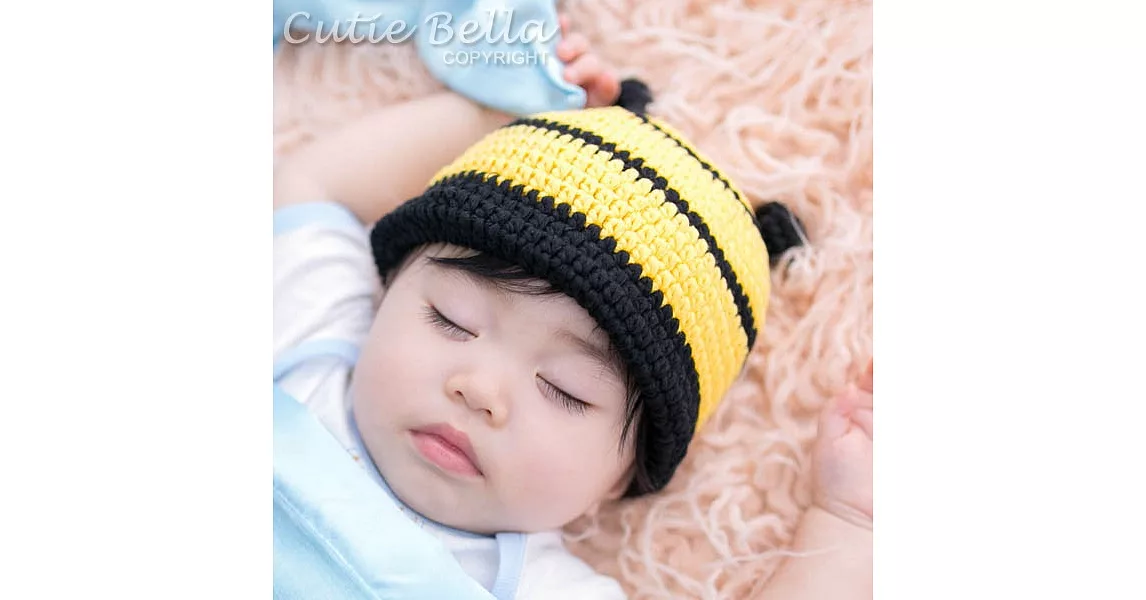 Cutie Bella手工編織嬰兒帽Bumblebee