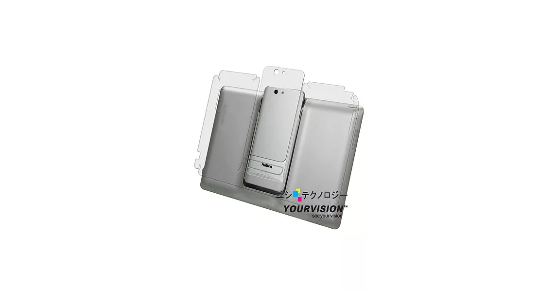 ASUS PadFone Infinity A86 (平板+手機) 超透超顯影機身背膜