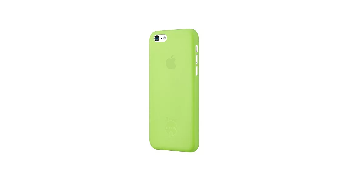 Ozaki O!coat 0.3 Jelly iPhone 5C超薄保護殼-萊姆綠