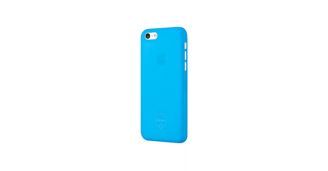 Ozaki O!coat 0.3 Jelly iPhone 5C超薄保護殼-藍色