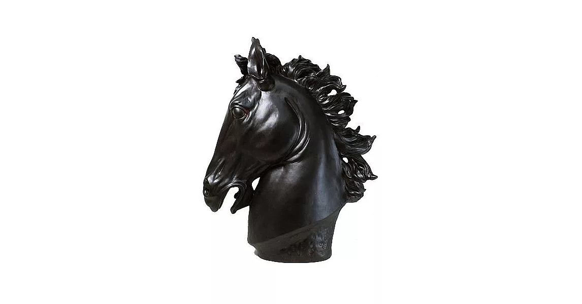 Finara費納拉精品家飾-馬頭造型擺飾-榮耀-古銅咖啡色-居家美學設計