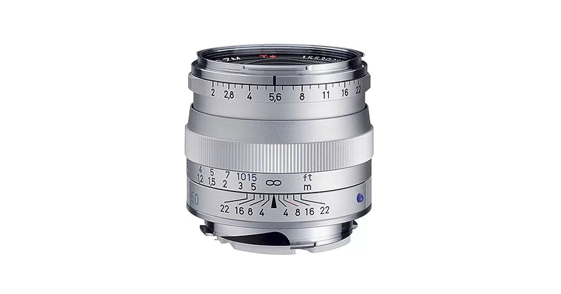 (公司貨) 蔡司 Zeiss Planar T* 2/50 ZM 定焦鏡頭-銀色