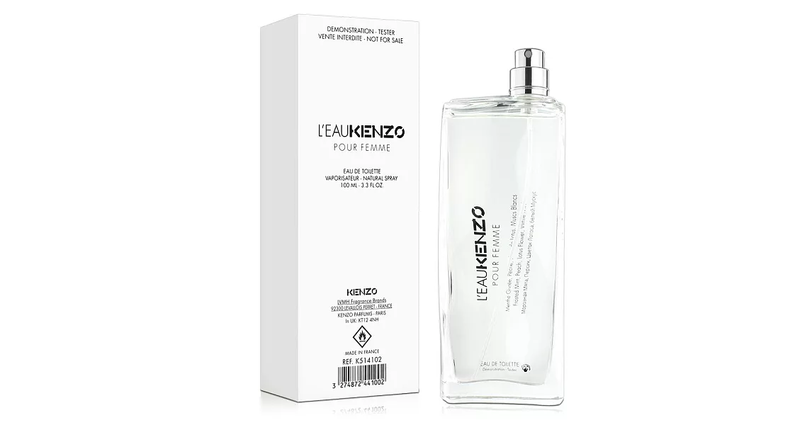 Kenzo 水之戀女性淡香水-Tester(100ml)-送針管隨機款