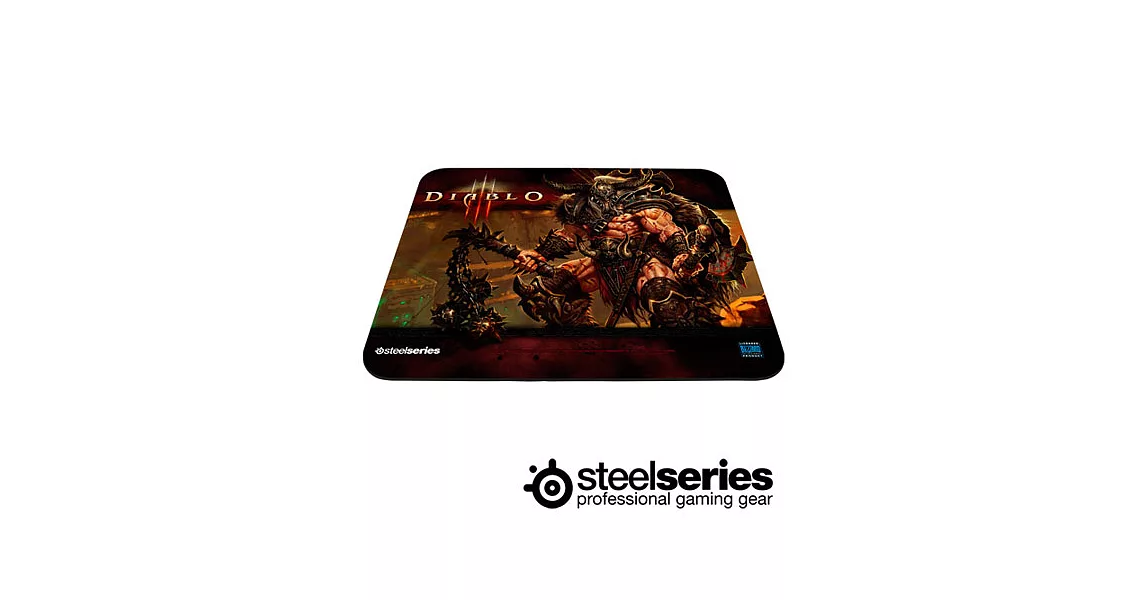 SteelSeries QCK Diablo III Barbarian 電競滑鼠墊(野蠻人)