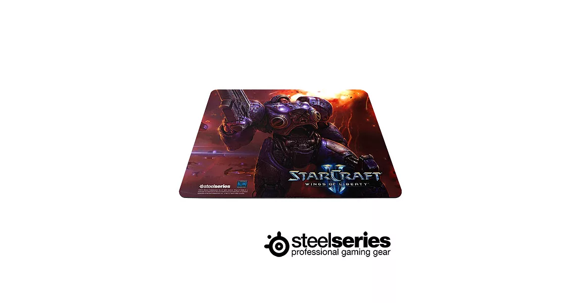 SteelSeries QcK 星海爭霸 Tychus 泰科斯芬利滑鼠墊