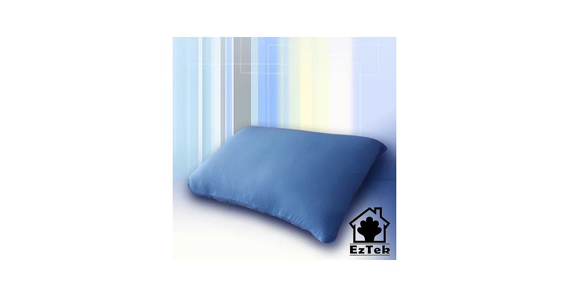[輕鬆睡-EzTek] ELLIPSE舒眠釋壓記憶枕-水藍色