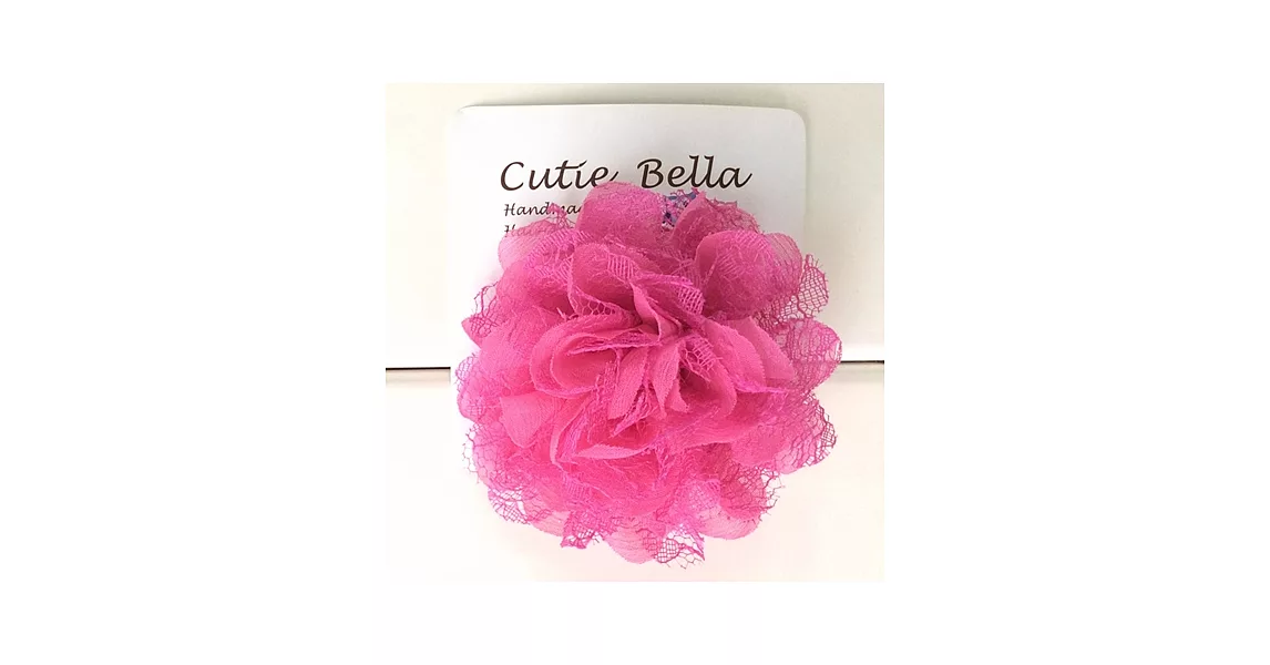 Cutie Bella Lace Camellia 髮夾-Rose
