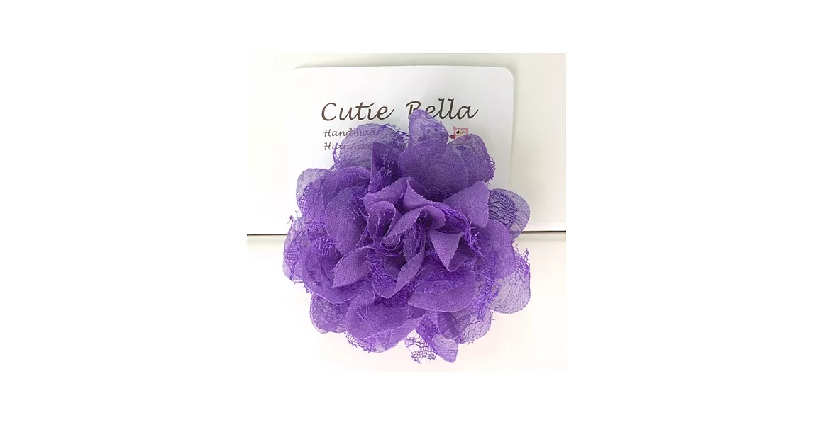 Cutie Bella Lace Camellia 髮夾-Violet