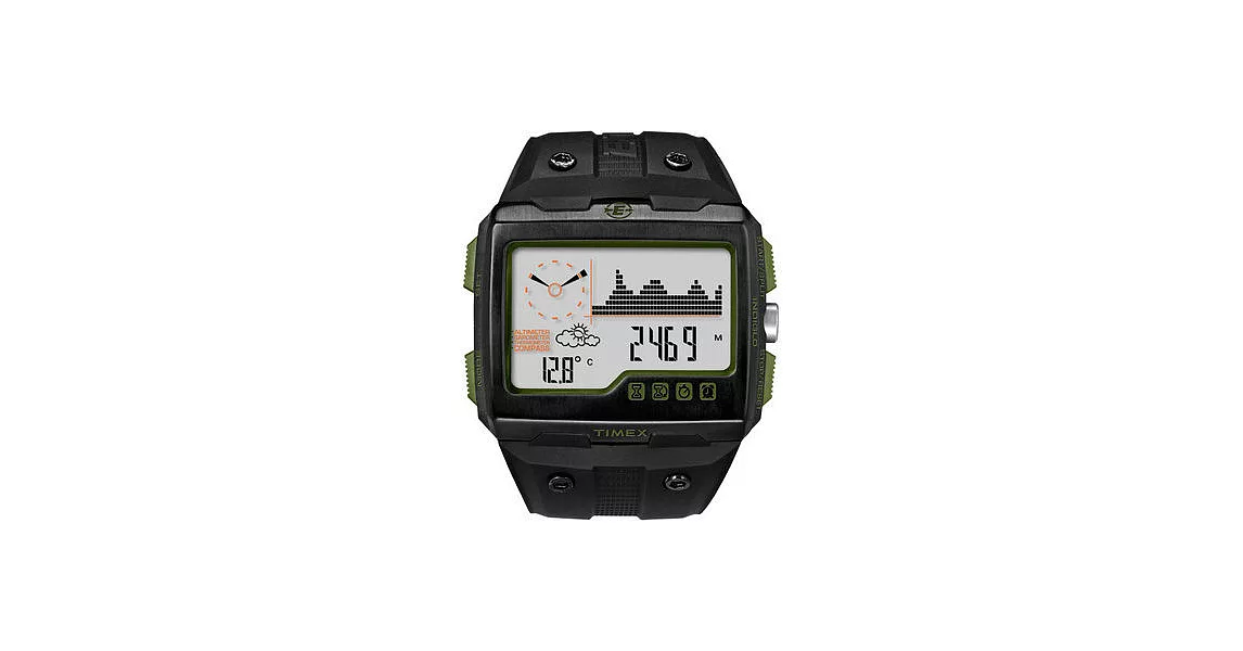 【TIMEX 】WS4-WIDE SCREEN 4 FUNTIONS (黑 TXT49664)