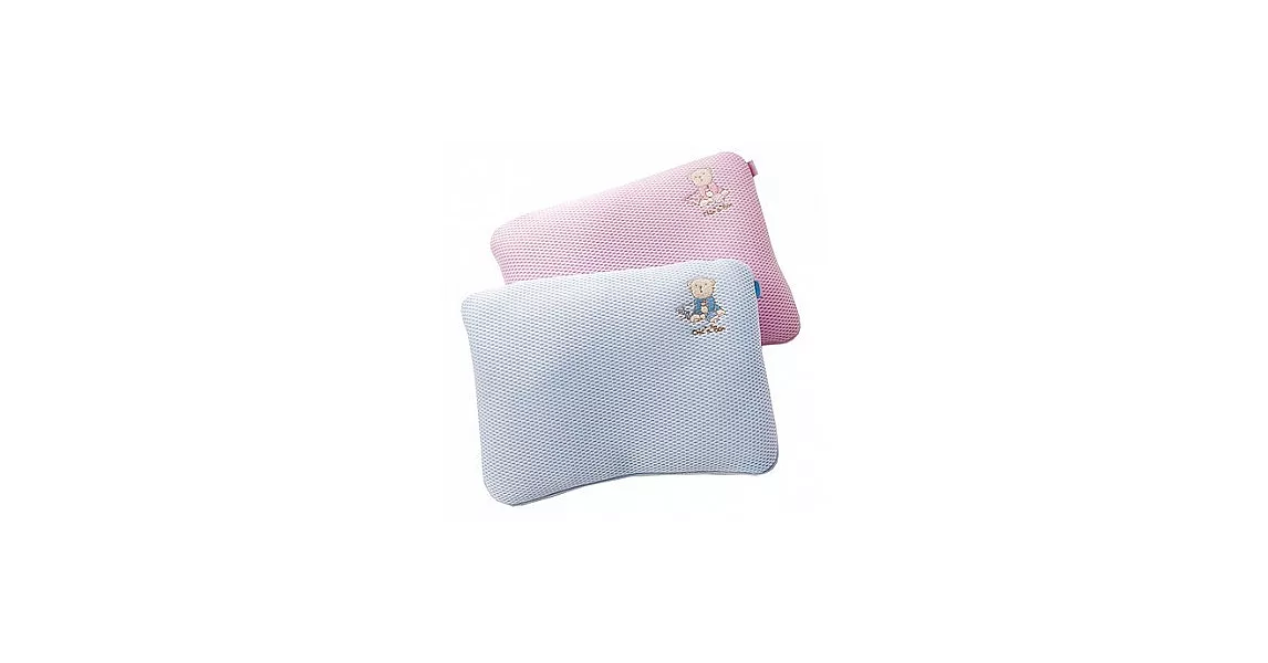 【奇哥】立體超透氣嬰兒塑型枕 (2色選擇)粉色