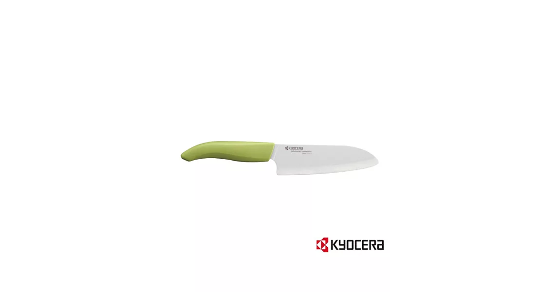 【KYOCERA】日本京瓷彩色陶瓷刀14cm(綠柄)