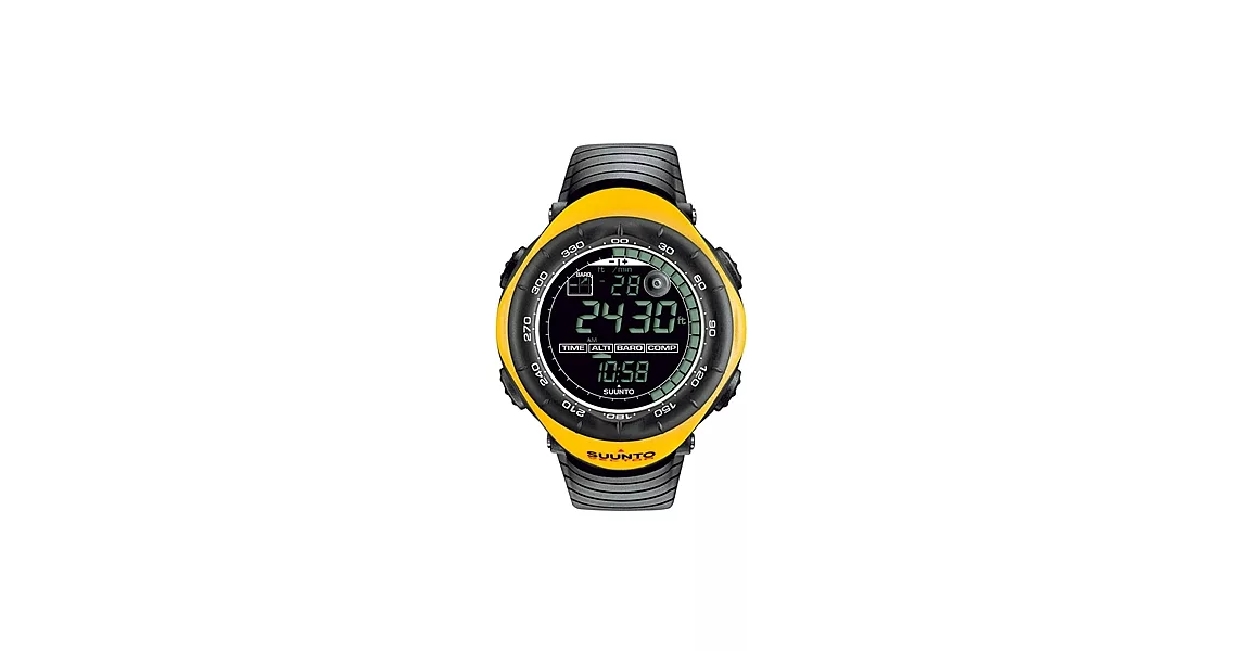 【SUUNTO】Vector Yellow 系列天行者專業戶外運動腕錶/登山錶 具高度計.指北針.氣壓計.溫度計(黃/黑 SUSS010600610)