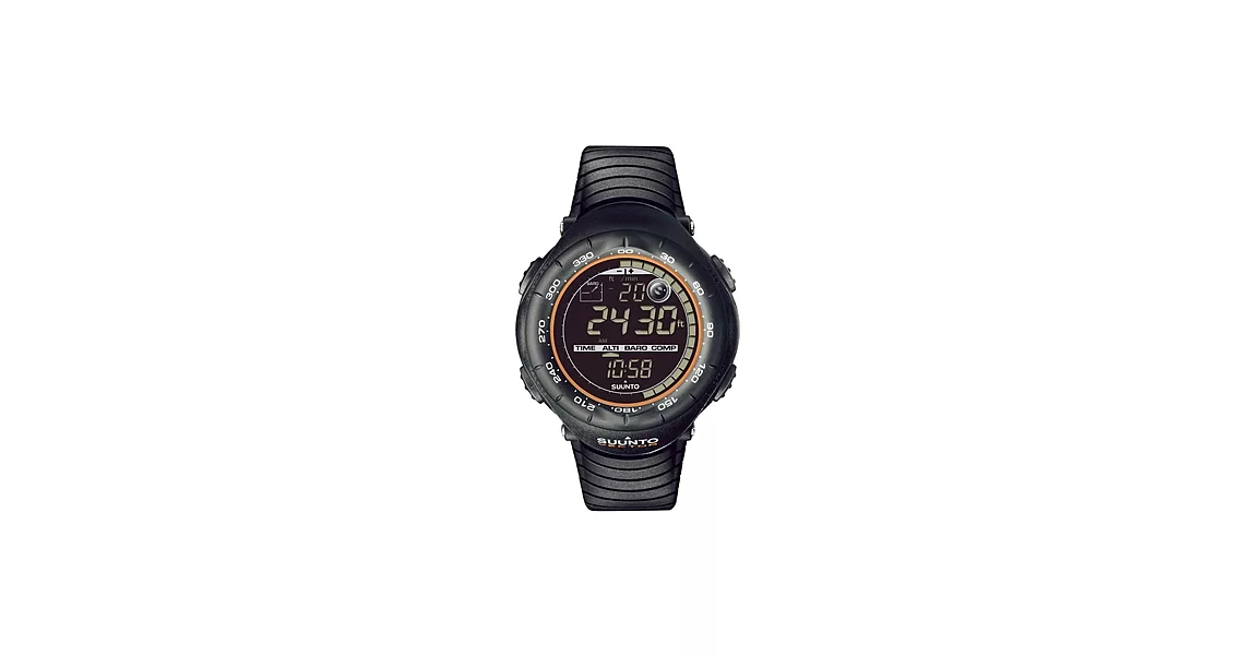 【SUUNTO】Vector Black 系列天行者專業戶外運動腕錶/登山錶 具高度計.指北針.氣壓計.溫度計(黑 SUSS012279110)