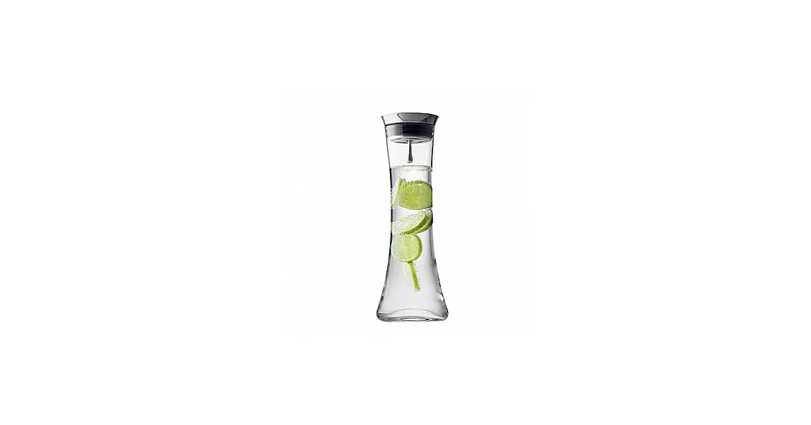 [menu]晶瑩曲線玻璃瓶/水瓶(0.8L)-不鏽鋼