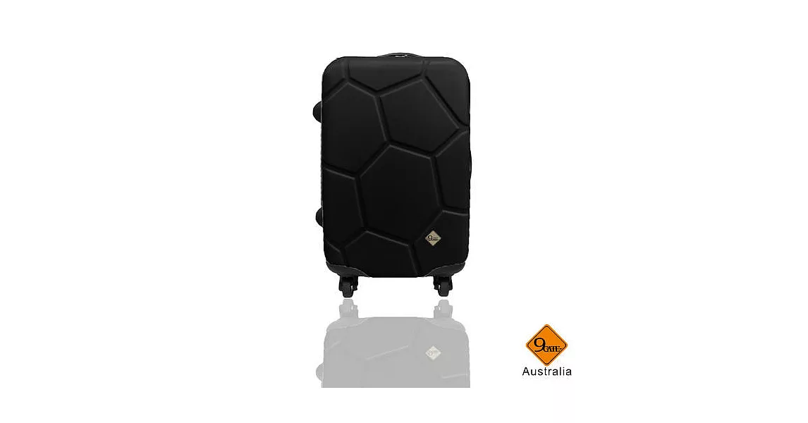 Gate9 經典世紀足球系列ABS輕硬殼行李箱28吋黑色