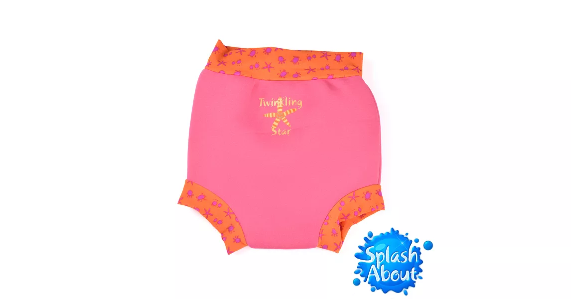 潑寶 Splash About - Happy Nappy 游泳尿布褲- 水族剪影M桃紅