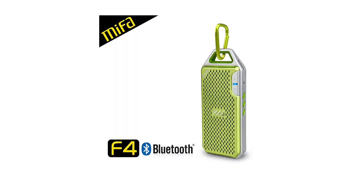 MiFa F4 隨身輕巧鋁合金無線藍芽MP3喇叭(鈦綠)