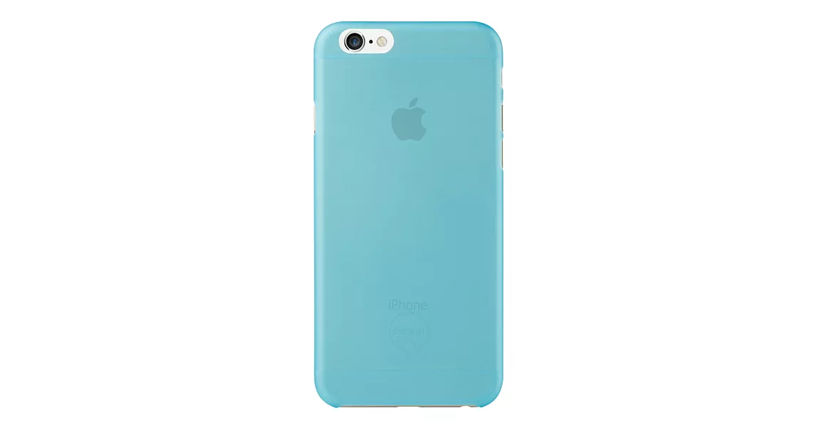 Ozaki O!coat 0.3 Jelly iPhone 6 4.7吋 超薄透色保護殼-霧透藍