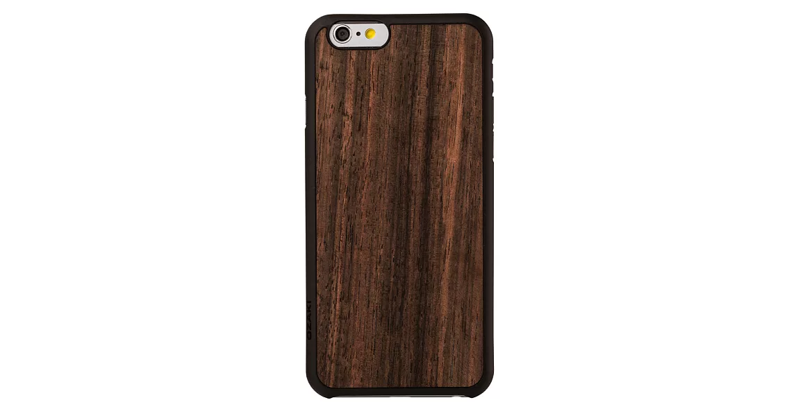 Ozaki O!coat 0.3+ Wood iPhone 6 (4.7吋)超薄實木保護殼-黑檀木