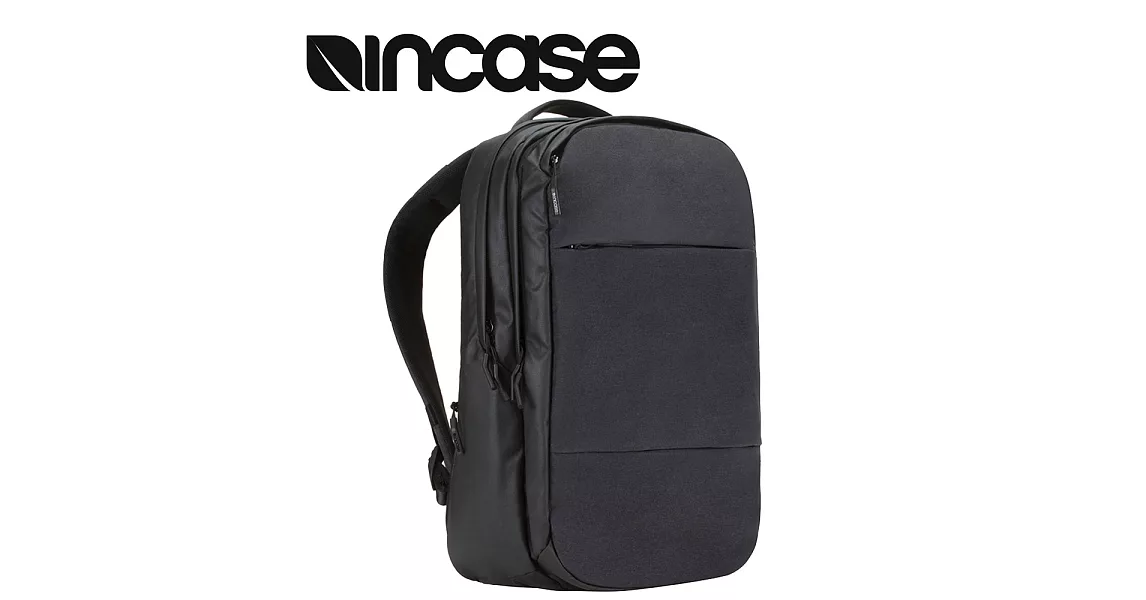 【Incase】City Collection 城市系列 City Backpack 17＂ 城市時尚雙層後背包 (黑)