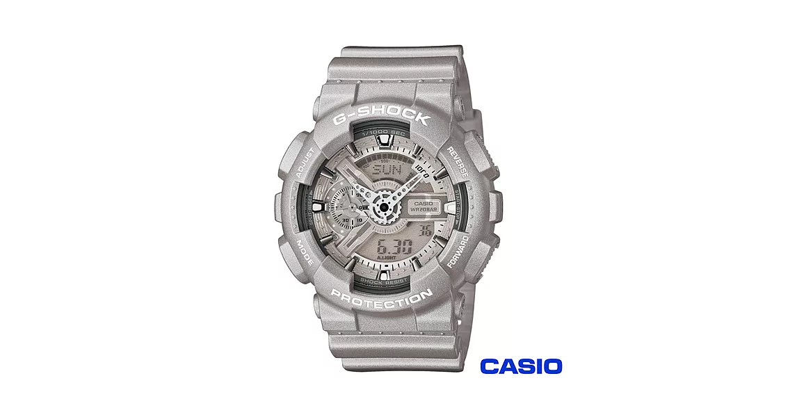 CASIO卡西歐G-SHOCK玩酷夏日雙顯運動錶 GA-110BC-8A