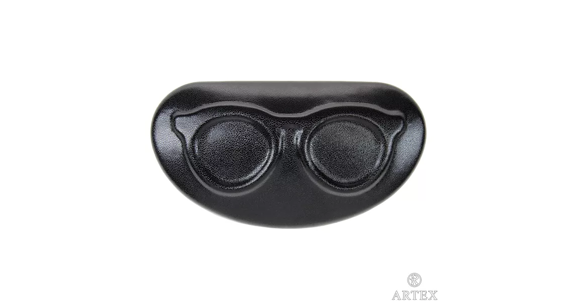 ARTEX life 皮革收納小盒 眼鏡造型-黑