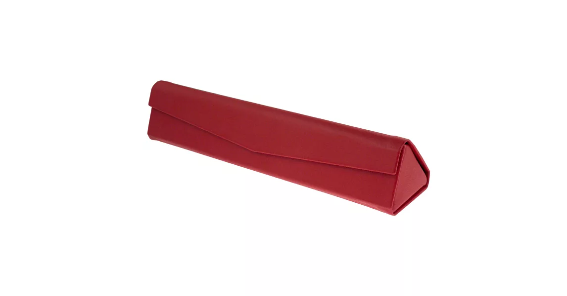 ARTEX life 皮革三角摺疊筆盒-紅