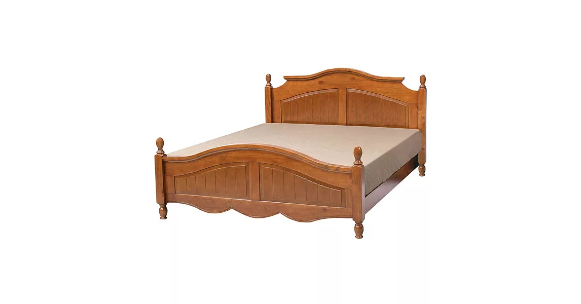 《Homelike》安朵實木床架組-雙人加大6尺
