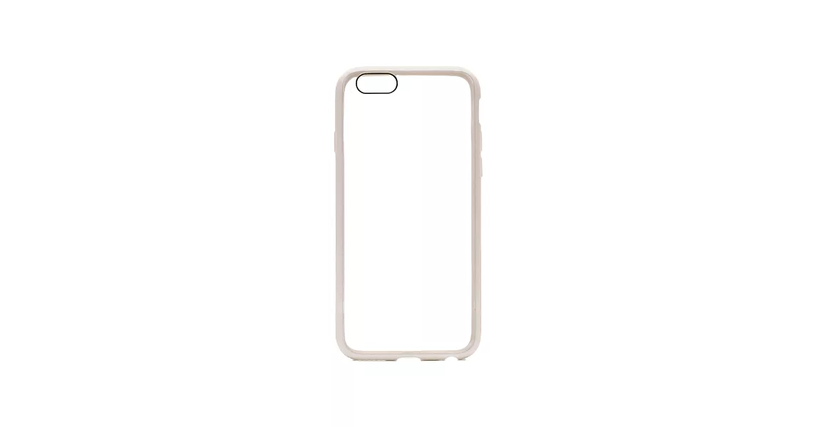 Griffin Reveal iPhone 6 4.7吋超薄混合式邊框保護殼-白色/透明