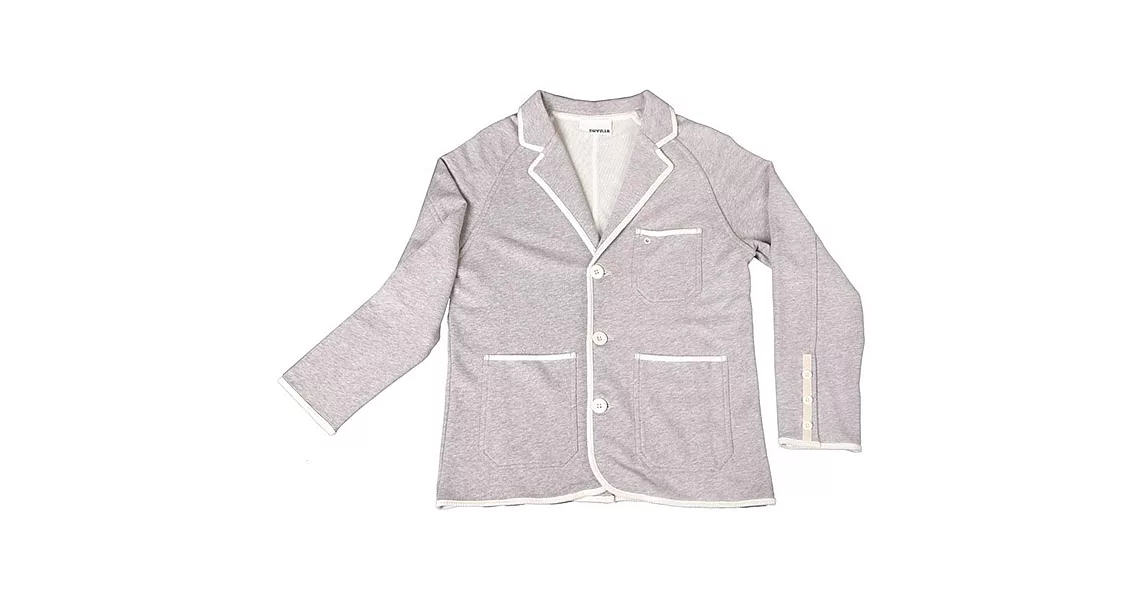 『摩達客』美國LA設計品牌【Suvnir】灰色休閒西裝外套S-1