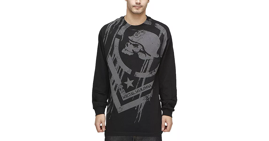 『摩達客』美國進口【Metal Mulisha】超酷骷髏標誌長袖T恤A-S