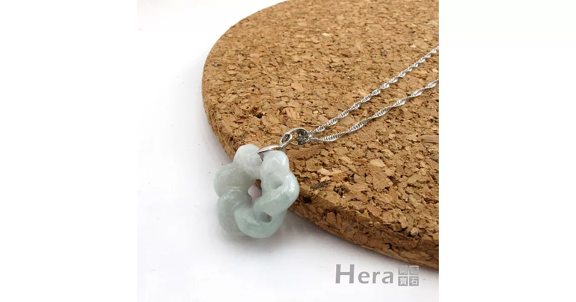 【Hera】赫拉 頂級天然A貨翡翠花開富貴項鍊