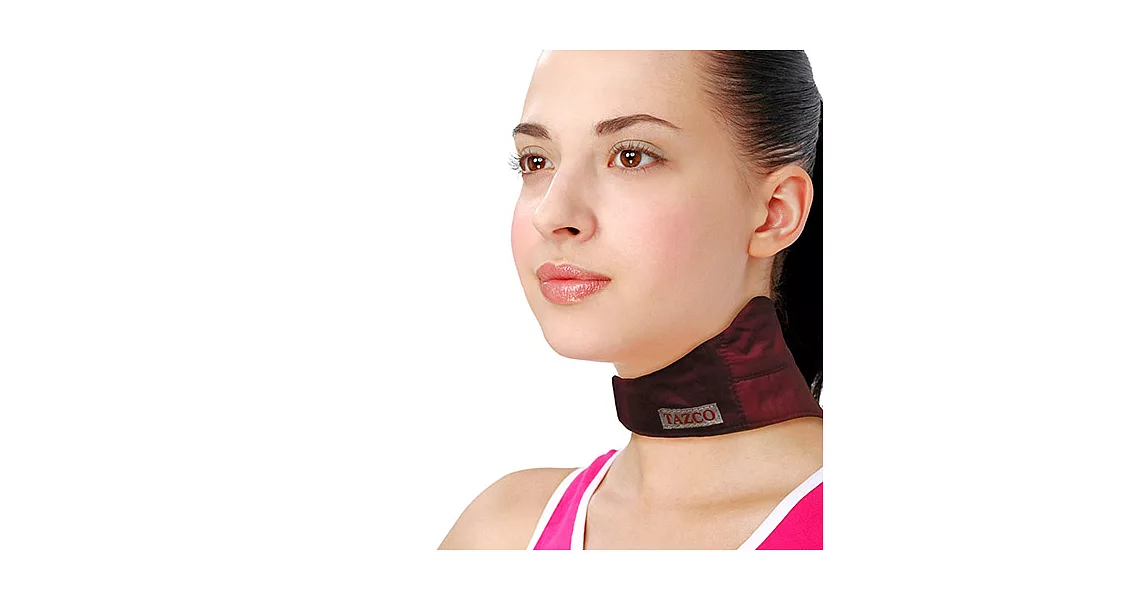 TAZCO- 頸部能量舒活帶 酒紅色