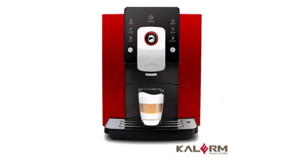 【KALERM 咖樂美】全自動咖啡機 KLM1601 (紅)