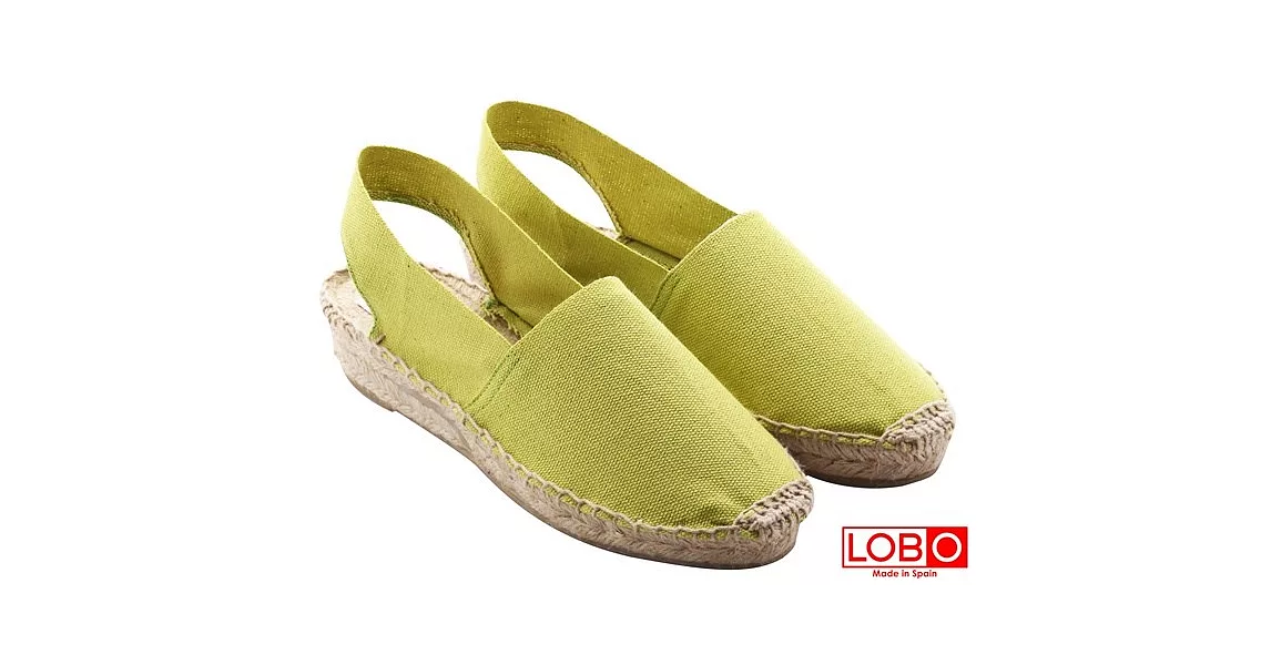 【LOBO】西班牙百年品牌Sandalia楔型低跟草編鞋-淺綠40淺綠